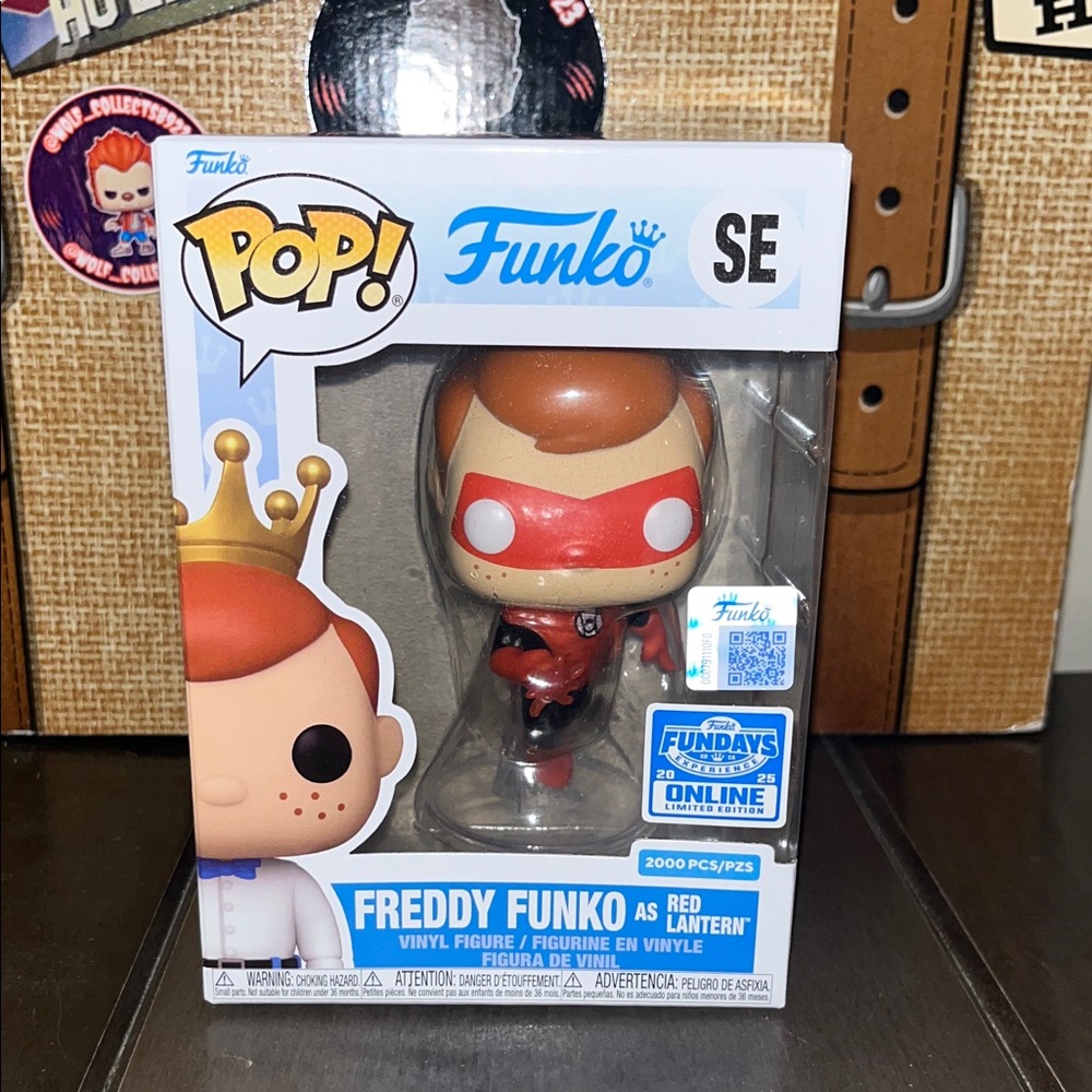 Funko Pop Freddy Funko as Red  Lantern Vinyl Figure